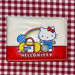 Vintage Tennis theme Hello Kitty wallet